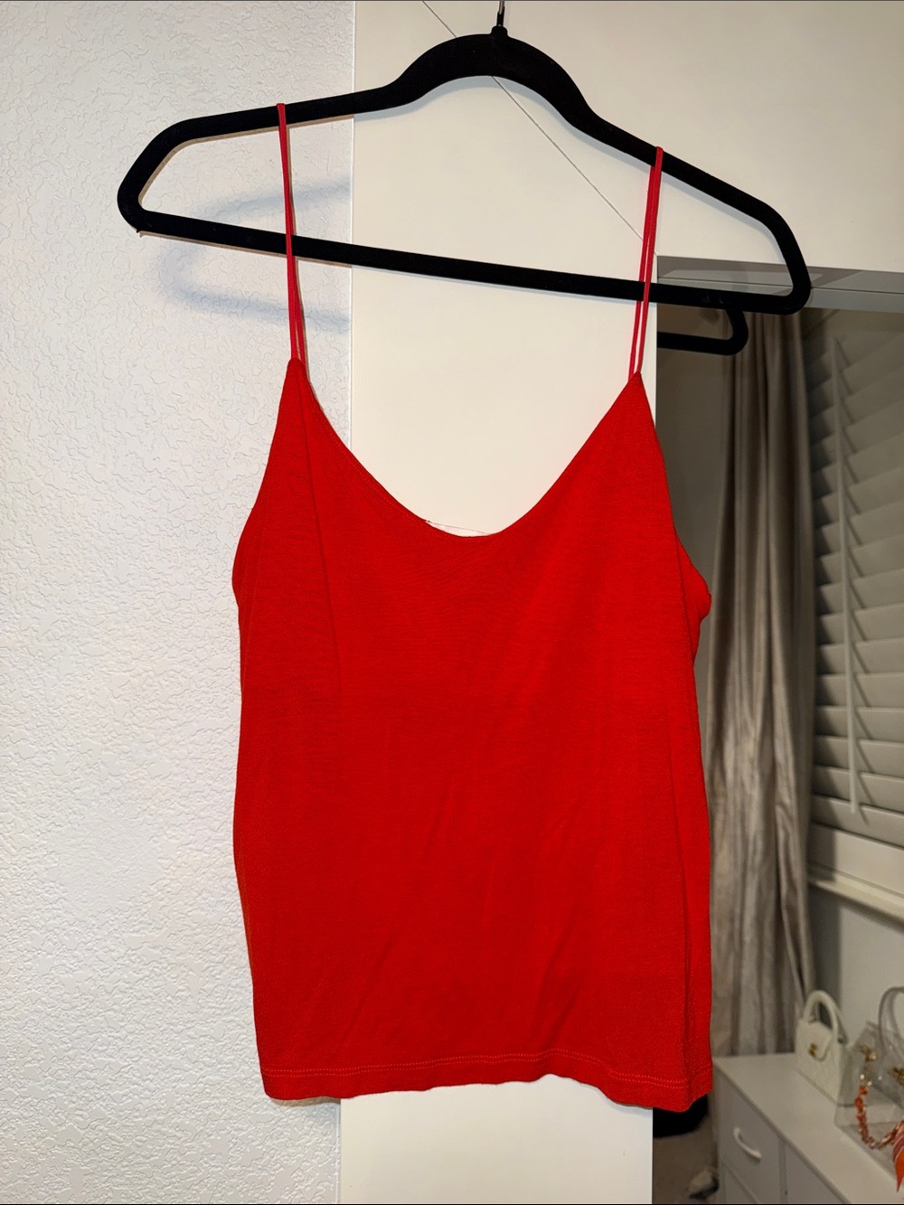 H&M Bright Red/Orange Spaghetti-Strap Camisole
